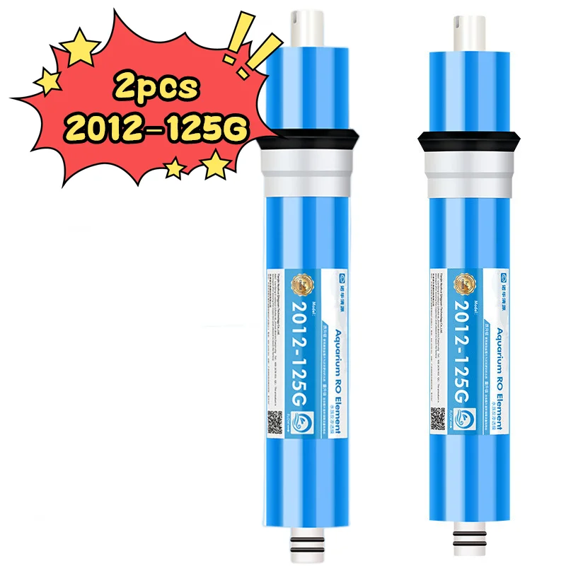 2 pz 75/100/125 gpd filtro ad osmosi inversa RO membrana 1812-75 2012-100/125G membrana filtri acqua cartucce filtro sistema ro