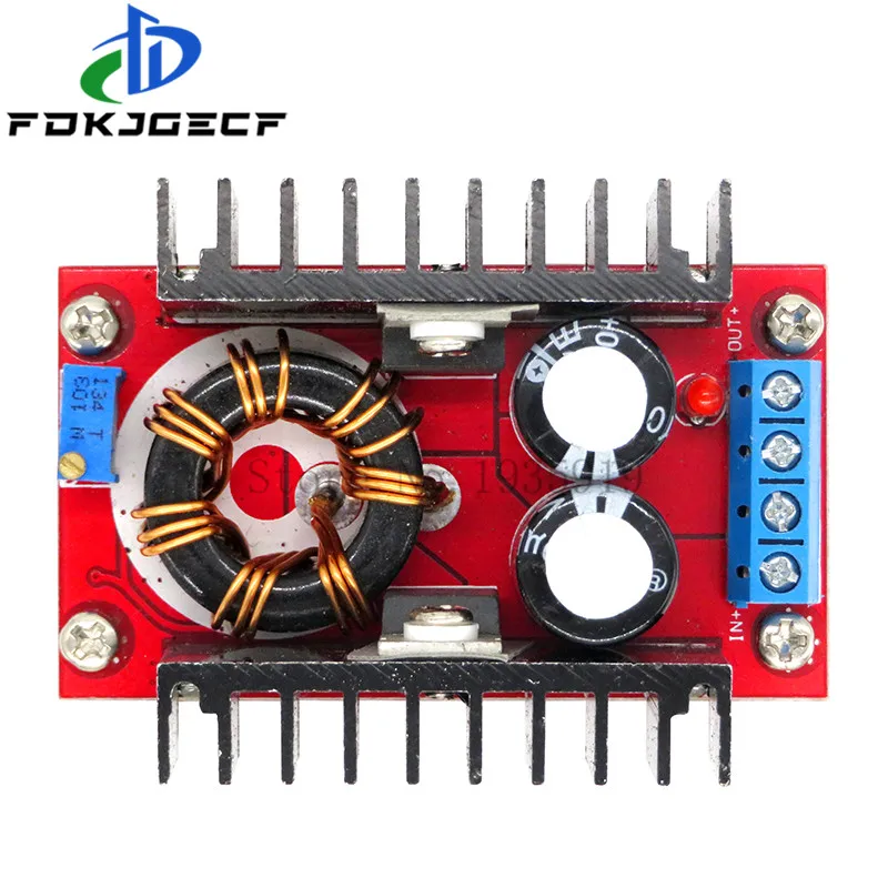 1pcs 150W Boost Converter DC-DC 10-32V to 12-35V Step Up Voltage Charger Module