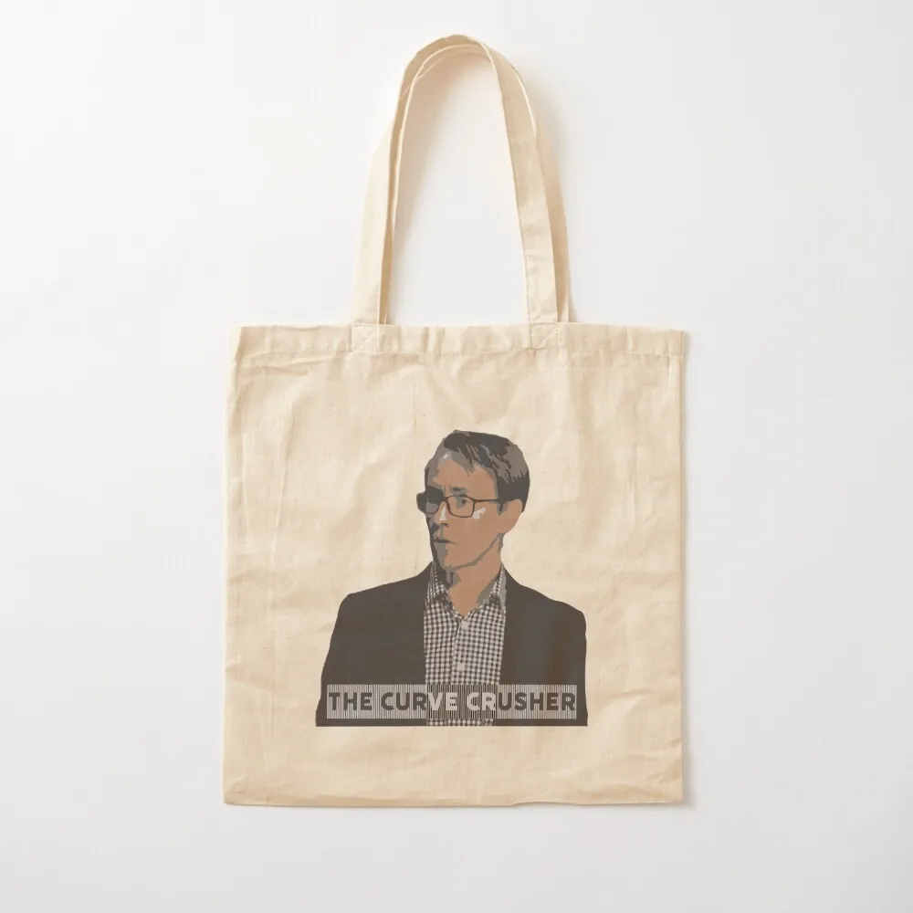 

Dr Ashley Bloomfield The Curve Crusher tote design merchandise Tote Bag Reusable bags Canvas Tote Bag