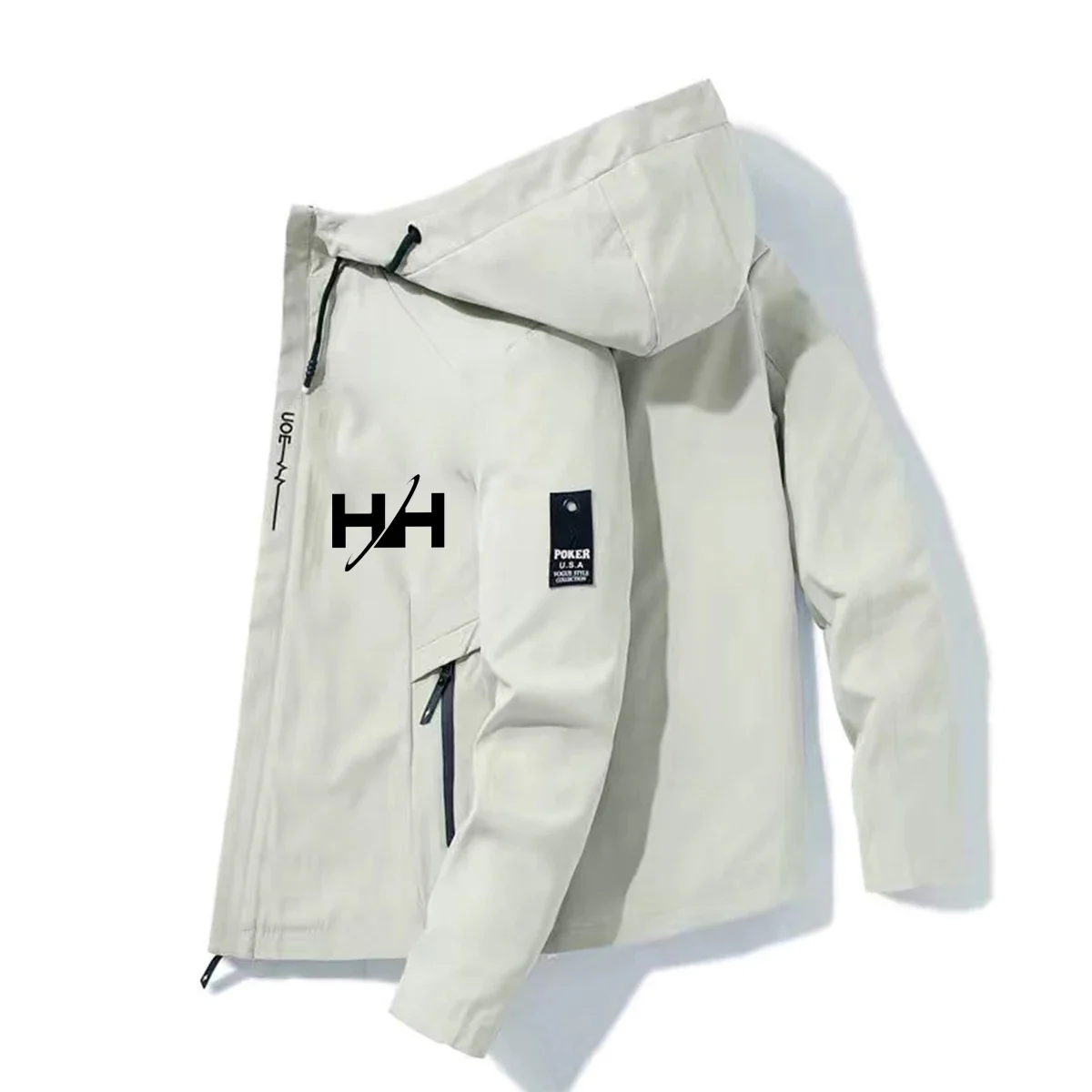 2025HH Bomber veste hommes coupe-vent fermeture éclair printemps automne travail décontracté mode aventure en plein air