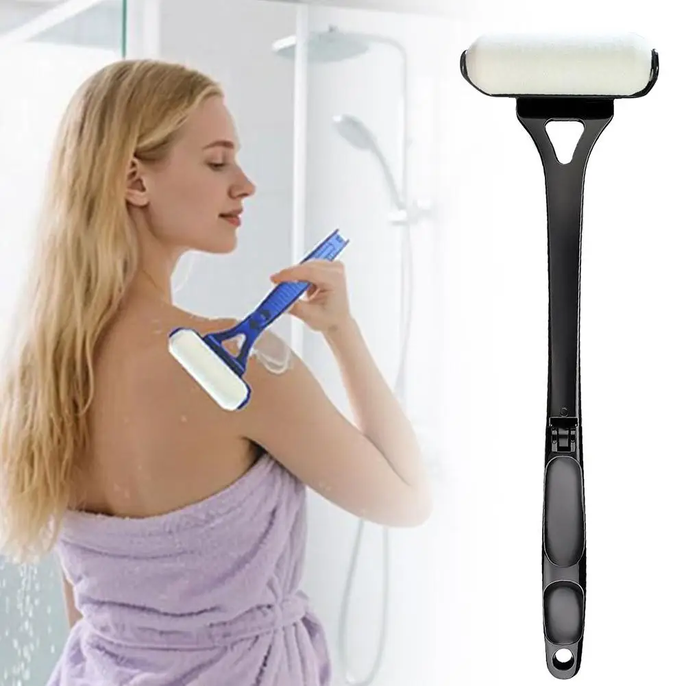 

Lotion Applicator Self Sunscreen And Tanning Back Applicator Handle Bath Sunscreen Handle Foldable Roller Long Portable Sti D2X2