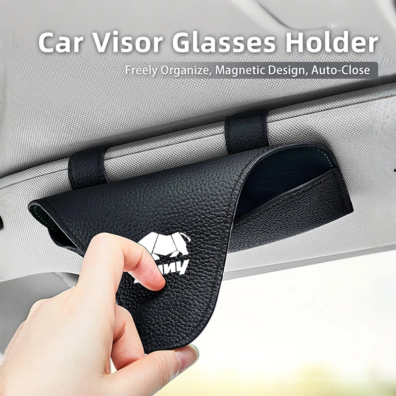Car Glasses Storage Case Auto Sun Visor Sunglasses Holder Case For Suzuki Jimny Alto Swift Grand Vitara Ignis DZire Baleno