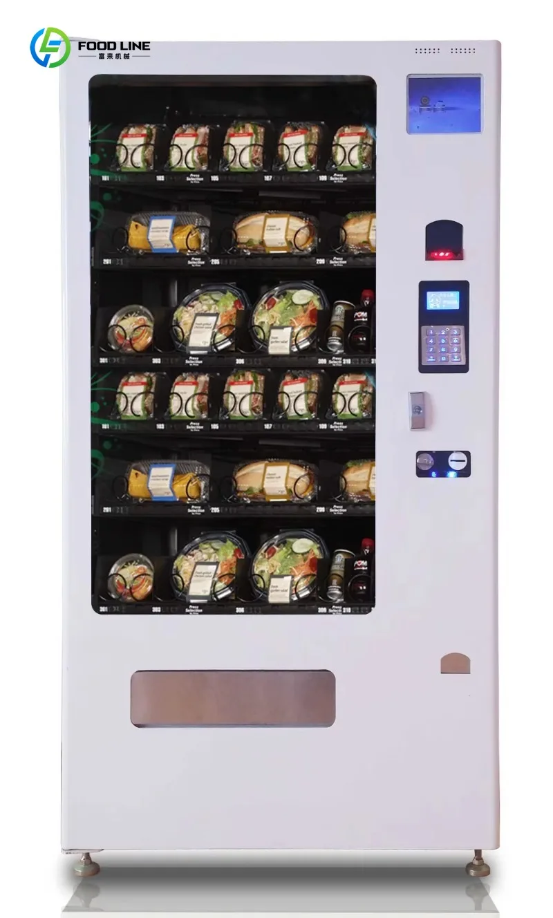 

Hot Sale Salad Expending Machine Customize Fresh Salad Vending Machine