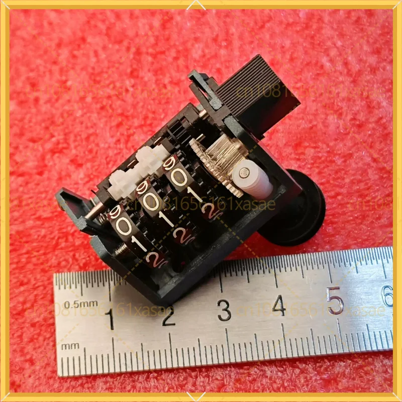 5pcs SB3 Square Shaft 3-Digit Tape Counter, For Cassette Recorder / Tape Deck Mechanism Replacement Spare Part