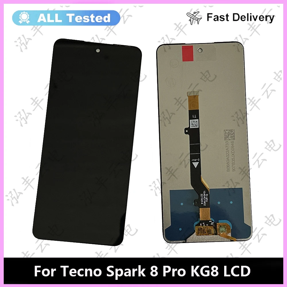 

For Tecno Spark 8 Pro KG 8 LCD Display Touch Screen Digitizer Tecno Spark 8 Pro KG8 LCD For Tecno Spark 8 Pro KG8 LCD