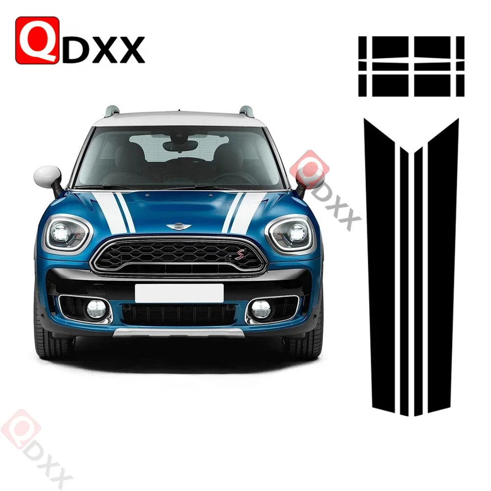 

Hood Trunk Bonnet Engine Rear Body Stripe Vinyl Decal Stickers for BMW Mini Cooper S Countryman F60 2017 Accessories Car Styling