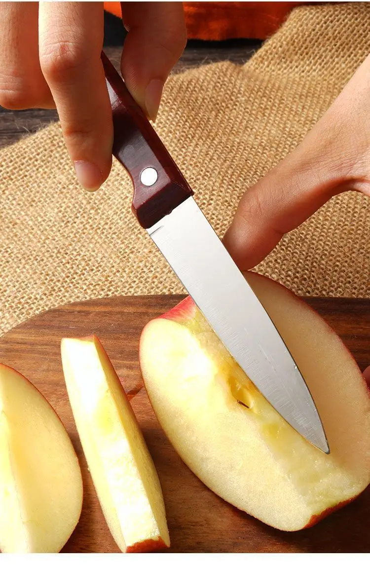 Professionelles Kochmesser, Obstmesser, Küche, Grillmesser, Peeling, rostfrei, Antihaft-Kunststoff, Küchenmesser und Zubehör – Detail 8