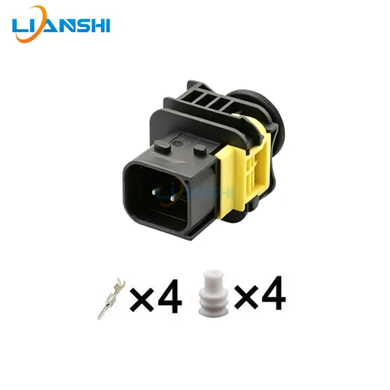 4pin 1-1418390-1/1 - 1703818-1 is applicable to Cummins rear nitrogen oxide sensor plug sensor plug