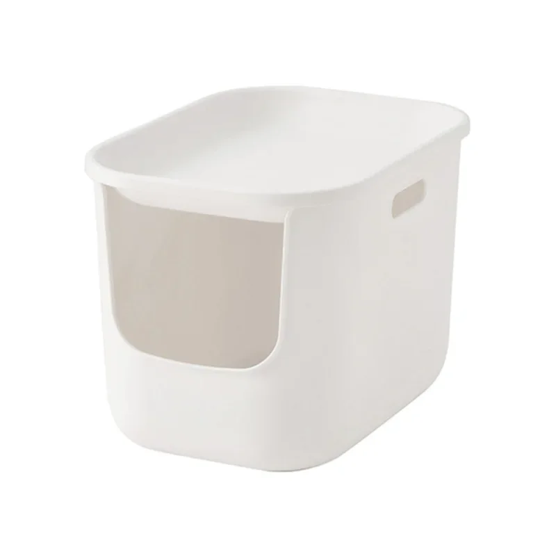 

Cat litter box, pet supplies, semi-enclosed, splash-proof cat toilet