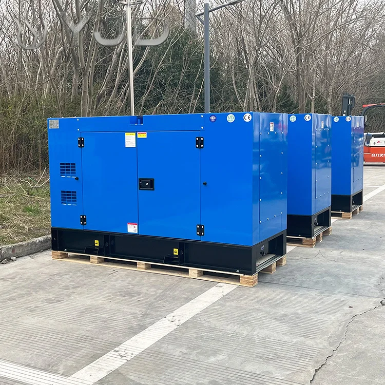 Factory Price Engine 110V 240V 400V Soundproof Generator Set 20KW 25KVA 30KVA Silent Diesel Generator