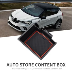 ZUNDUO Central Armrest Box Storage for Renault Captur 2020 - 2023 for Mitsubishi ASX 2023 Center Console Tray Organizer Tidying