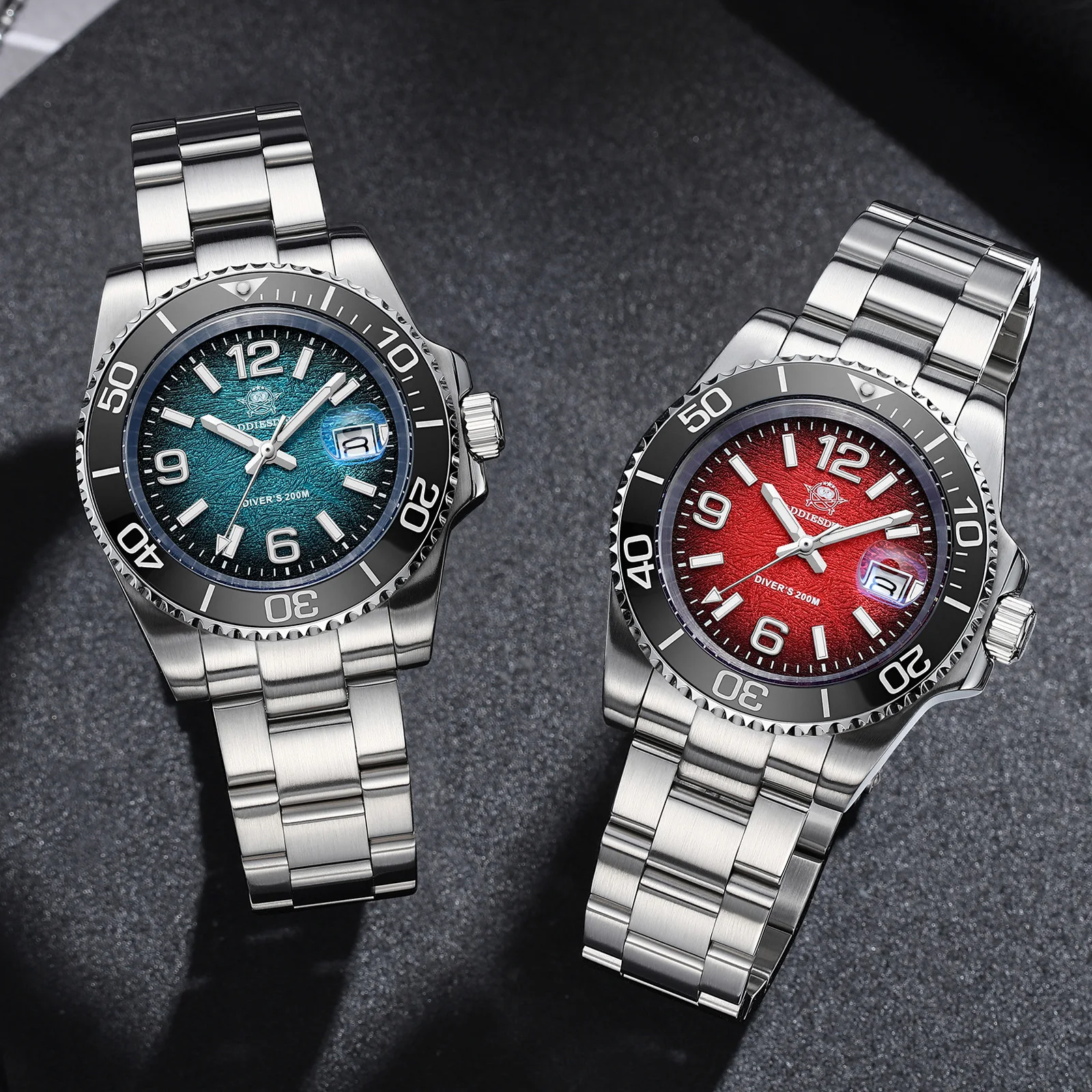 

ADDIESDIVE NEW AD2513 Men's Watch Waterproof Outdoor Sports Watches BGW9 Super Luminous 316L Stainless Steel Diving Quartz Watch