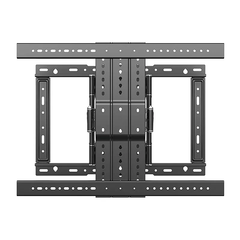 حامل تلفزيون فولاذي مثبت على الحائط قابل للسحب لبلازما LCD LED مقاس 50-90 بوصة