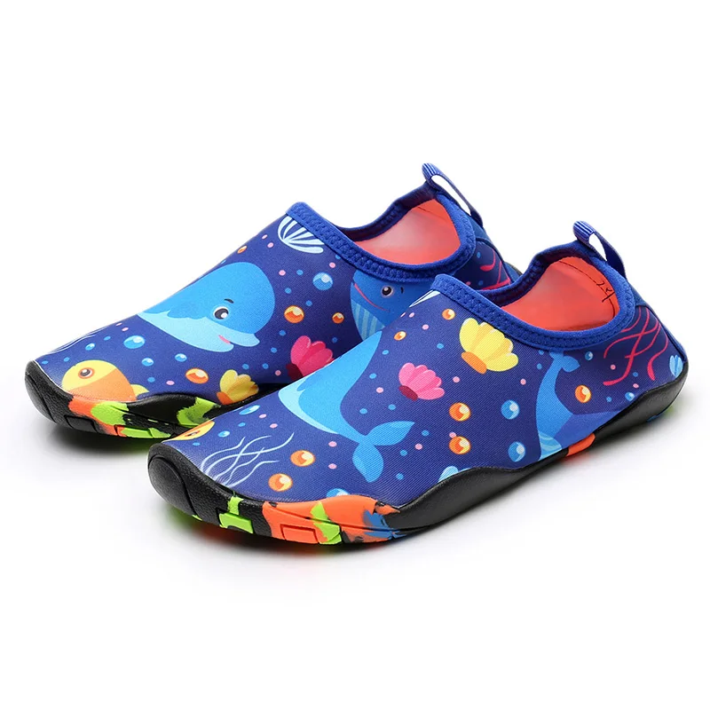 Children Aqua Shoes Breathable Quick Dry Non-slip Water Shoes Outdoor Sport Beach Barefoot Walking Shoes for Boys and Girls