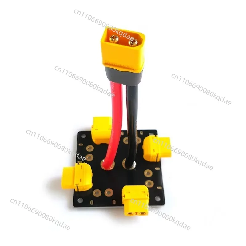 1‑Pc 240A Power‑Distribution Unit,Welded XT60PW Female Connector,Optional 10AWG Silicone Wire Hardware Component