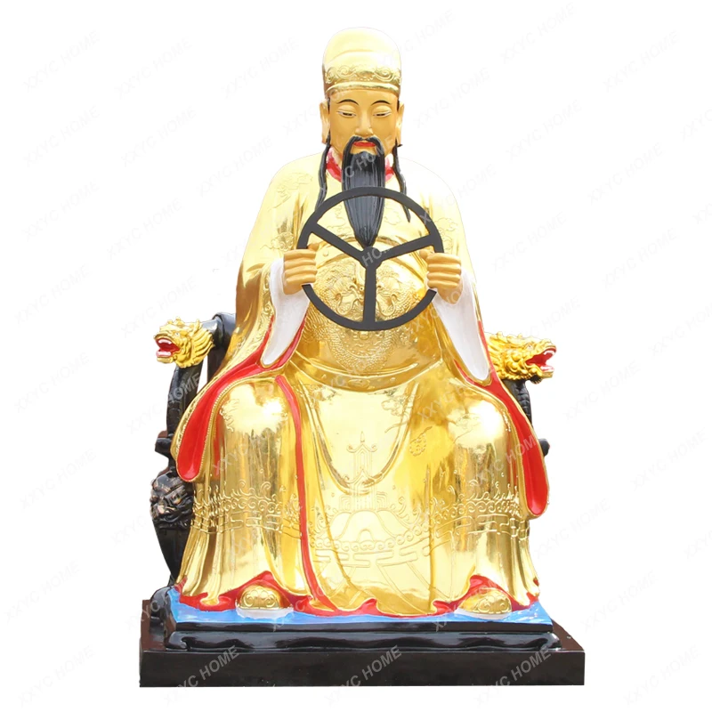 

Car God Gods of the Road Statue Home Temple Decoration All the Way in and out Safe Resin Fiberglass Buddha Statue Car God