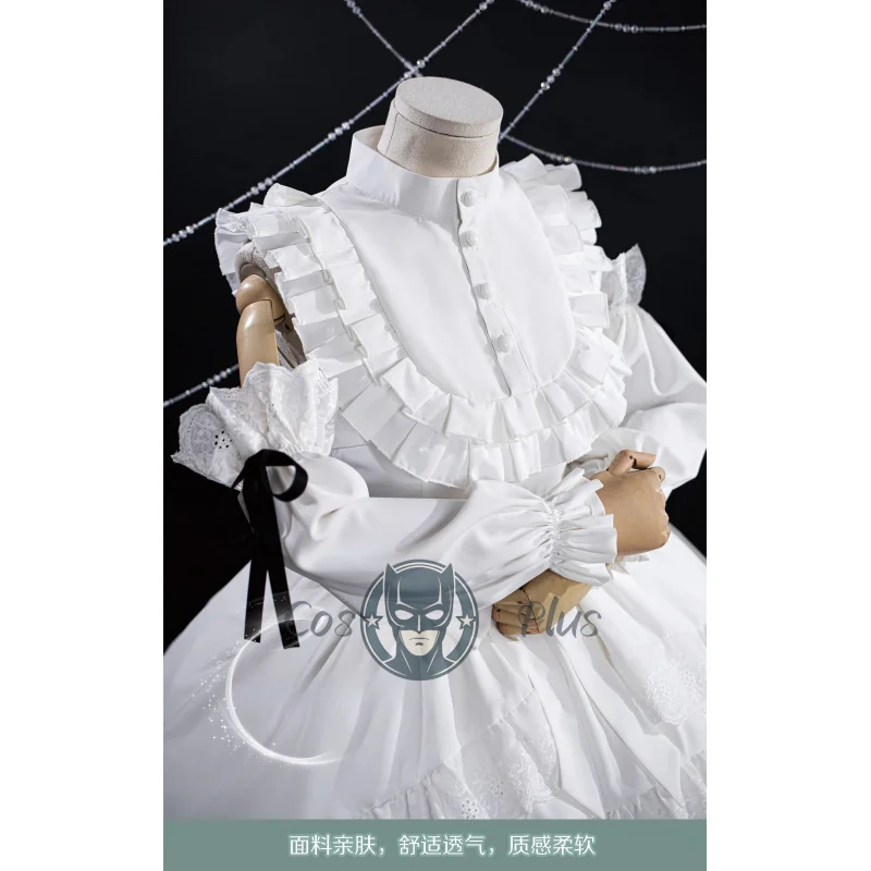 فستان نسائي أبيض من Project Sekai Hatsune Miku أزياء تنكرية لحفلات الرسوم المتحركة أزياء الهالوين ملابس لعب الأدوار