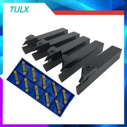 TULX MGEHR1010 MGEHR1212 MGEHR1616 MGEHR2020 portautensili esagonale + scanalatura in metallo duro 10 pezzi MGMN150 MGMN200 MGMN300 400