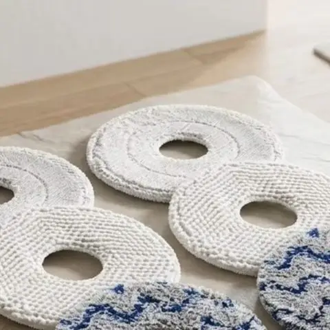 Replacement Mop Cloths For Mijia All-in-One 1S 2 Robot Vacuum Cleaner 6pcs Microfiber Washing Cloth Mop Accessories