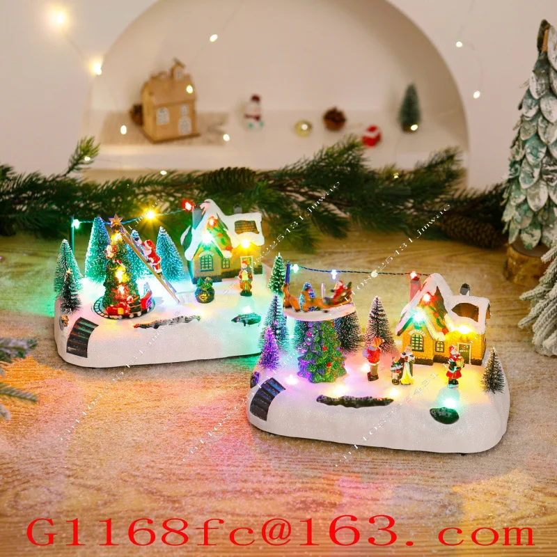 Christmas Decorations, Glowing Music Box Ornaments, Christmas Gift Ornaments