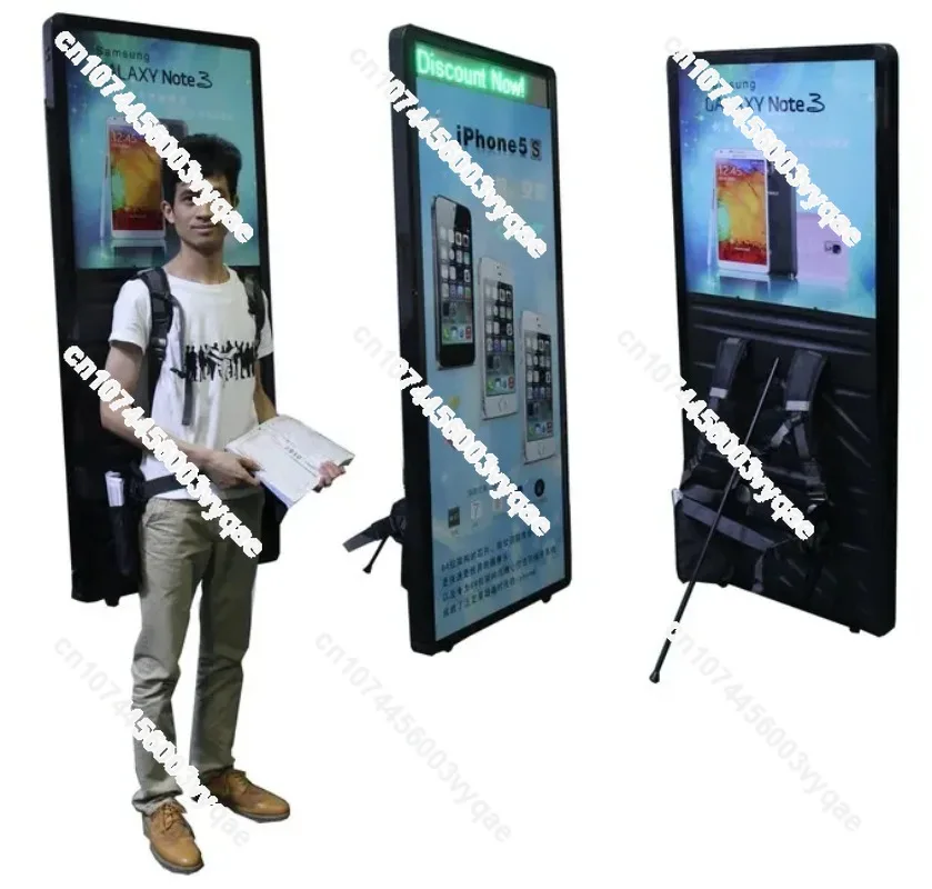 32inch LCD Digital Walker Billboard Backpack Walking Billboard Human Walking Advertising Billboard