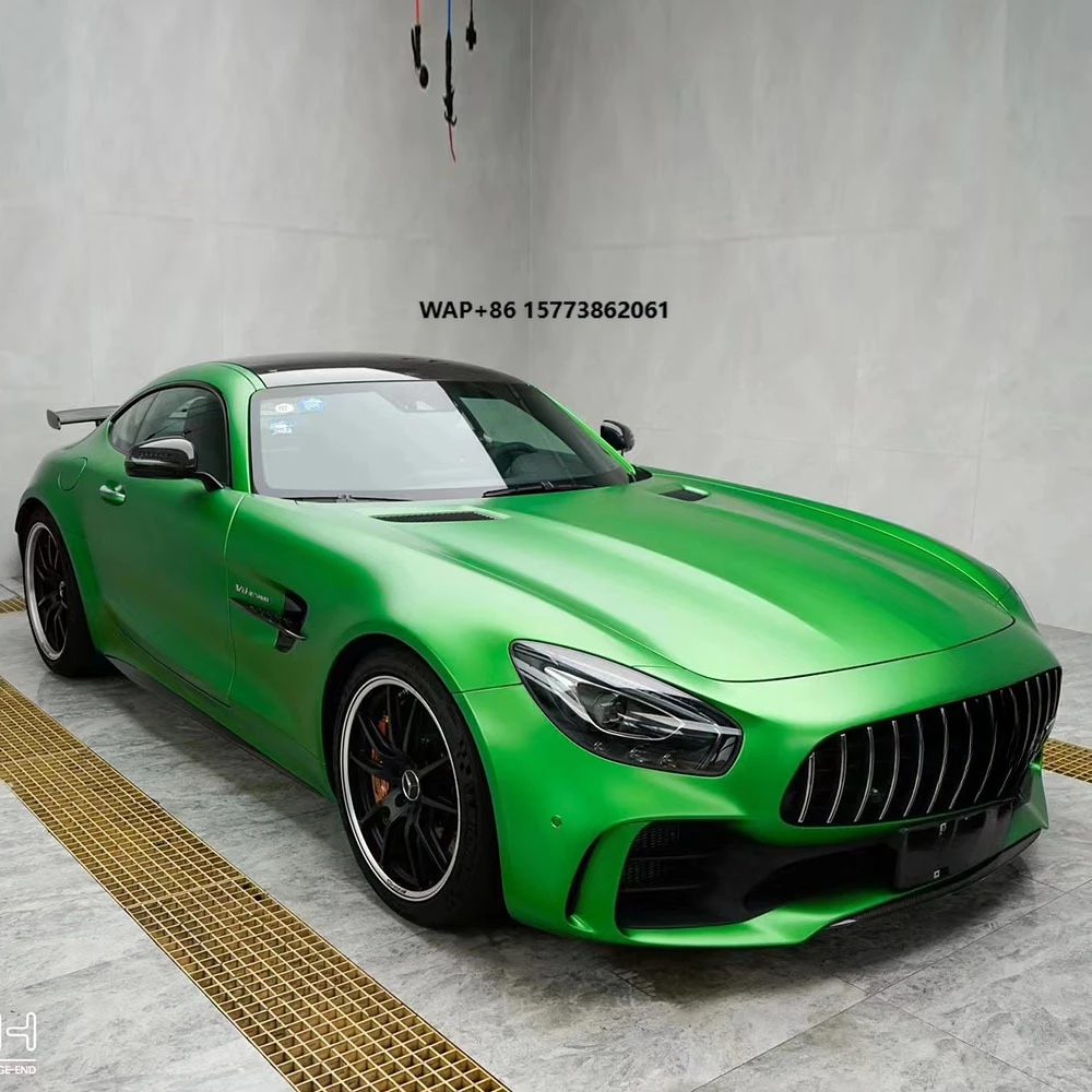 

1.52*18m Matte Heavy Metallic Flame Green Vehicle Wraps Vinyl Wrap Car Stickers