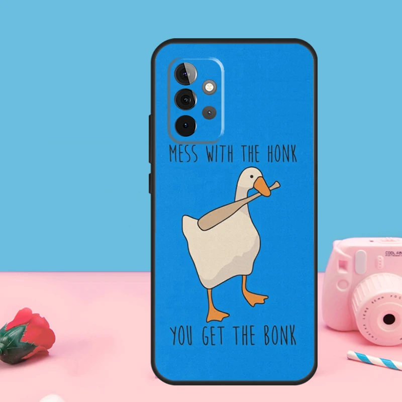 Honk Honk Goose Case For Samsung Galaxy A51 A71 A52 A72 A12 A22 A32 A42 A50 A70 A21S A52S Phone Cover