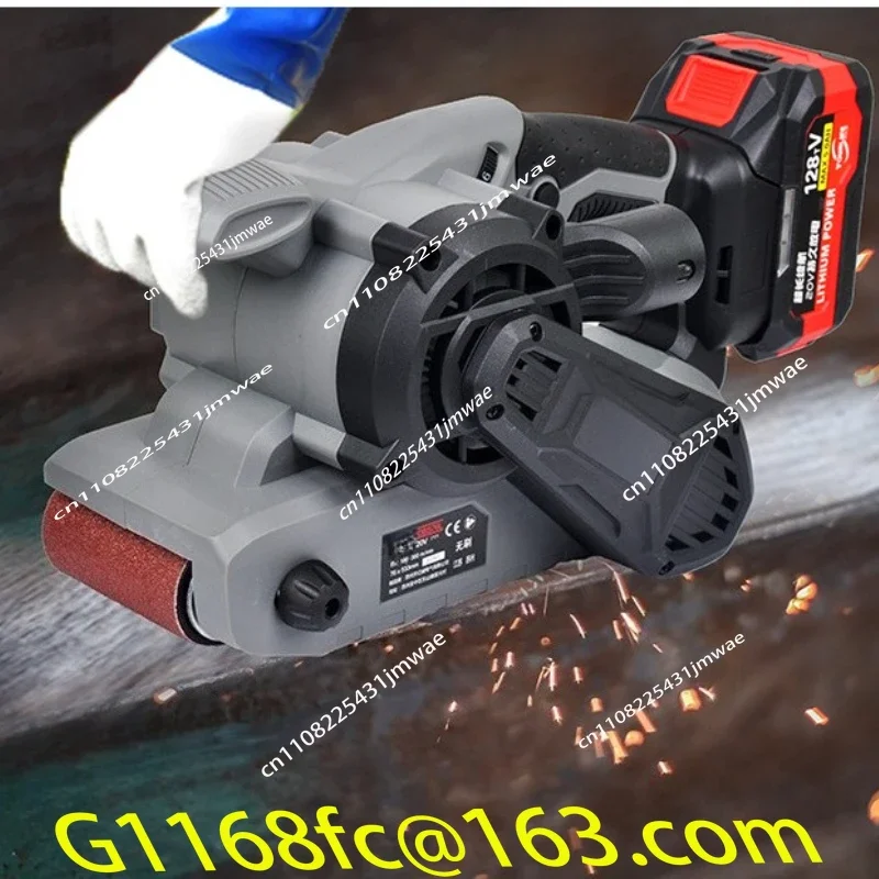 20V Lithium Battery Brushless Speed Control Sand Belt Machine, High-speed Continuously Variable Speed Polishing Machine part