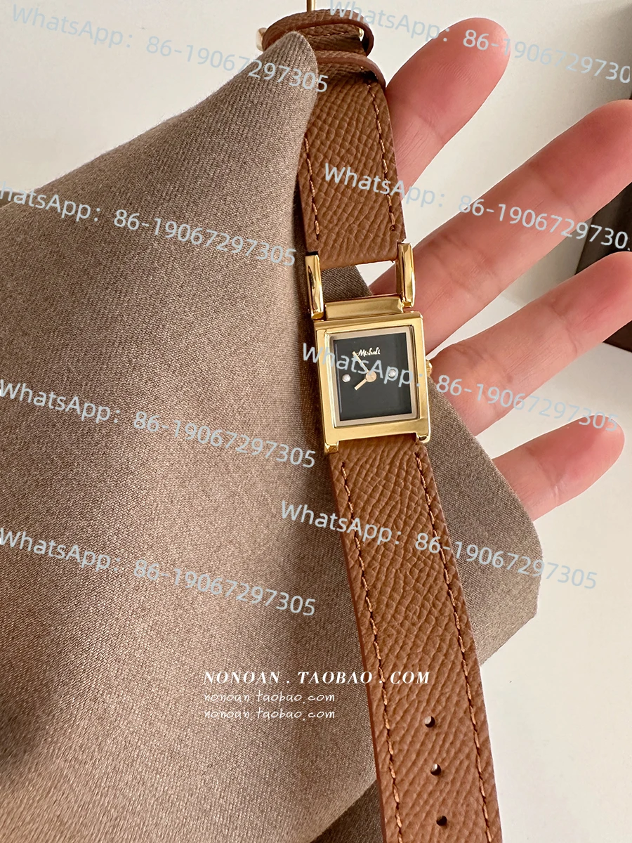

Cute Wind Expression Niche Ins Stylish Simple Square Belt Premium Watch Girls Exquisite Gift