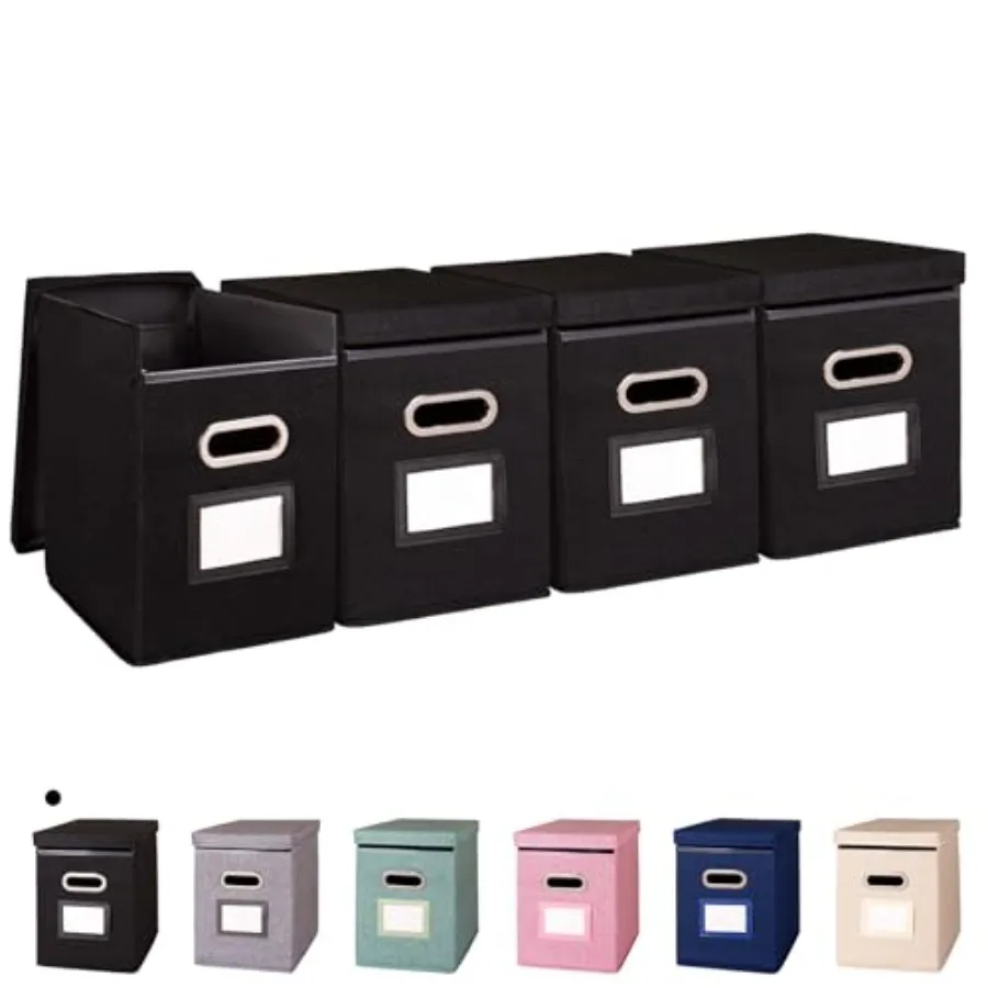 

Органайзер для подвесных папок с крышкой, тканевый контейнер для документов формата Letter, складной портативный держатель для офисных документов