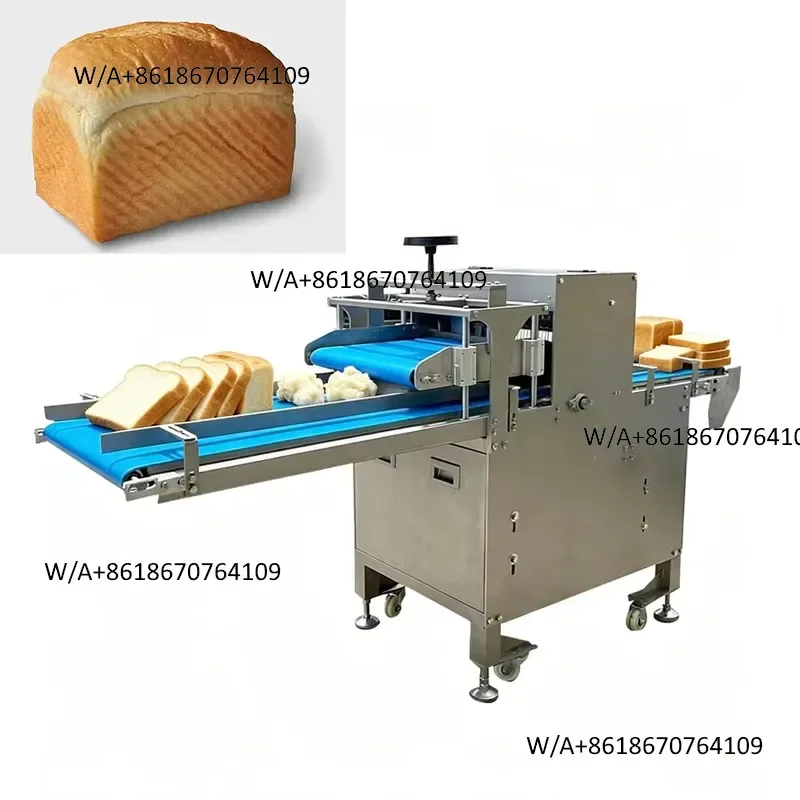 Continuous Toast Slicing Machine Loaf Bread Slicer Toast Slicer for Bakery