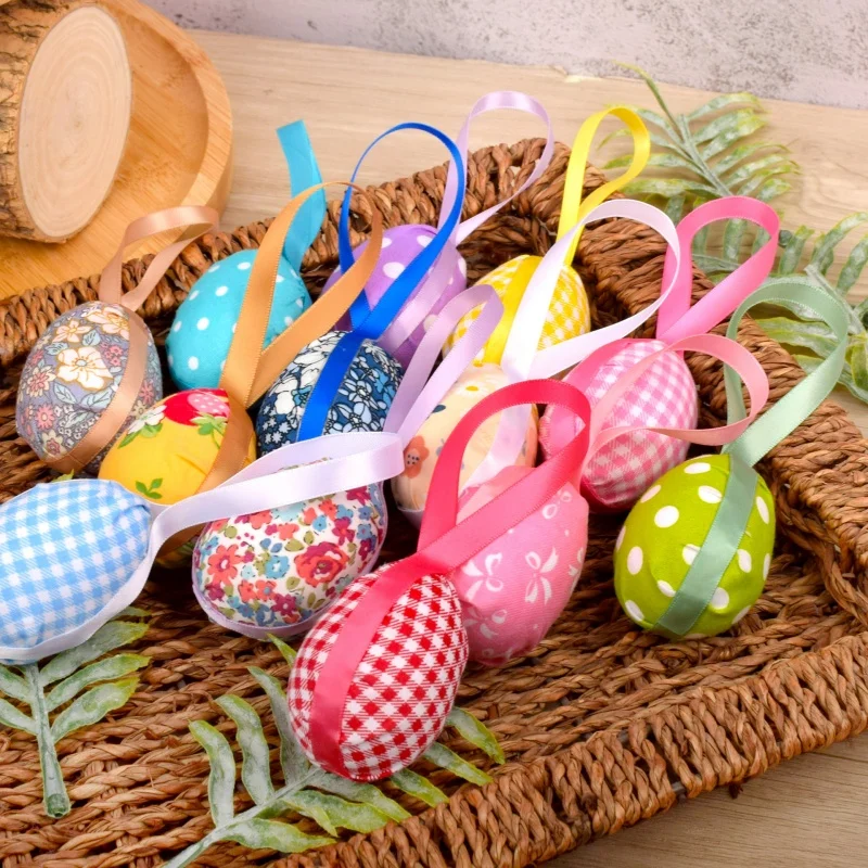 

4/5pcs Foam Easter Eggs Happy Easter Party Decoration for Home Colorful Bunny Bird Egg Hanging Ornament DIY Craft Kids Gifts Toy