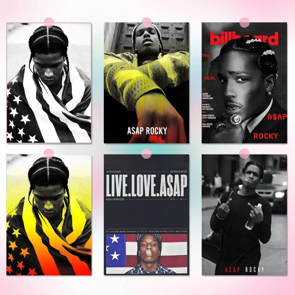 Rapper A-Asap Rocky Clean Room Upgrade Cozy Living Space Minimalist Wall Hack Instant Wall Refresh Calm Living Vibe Poster
