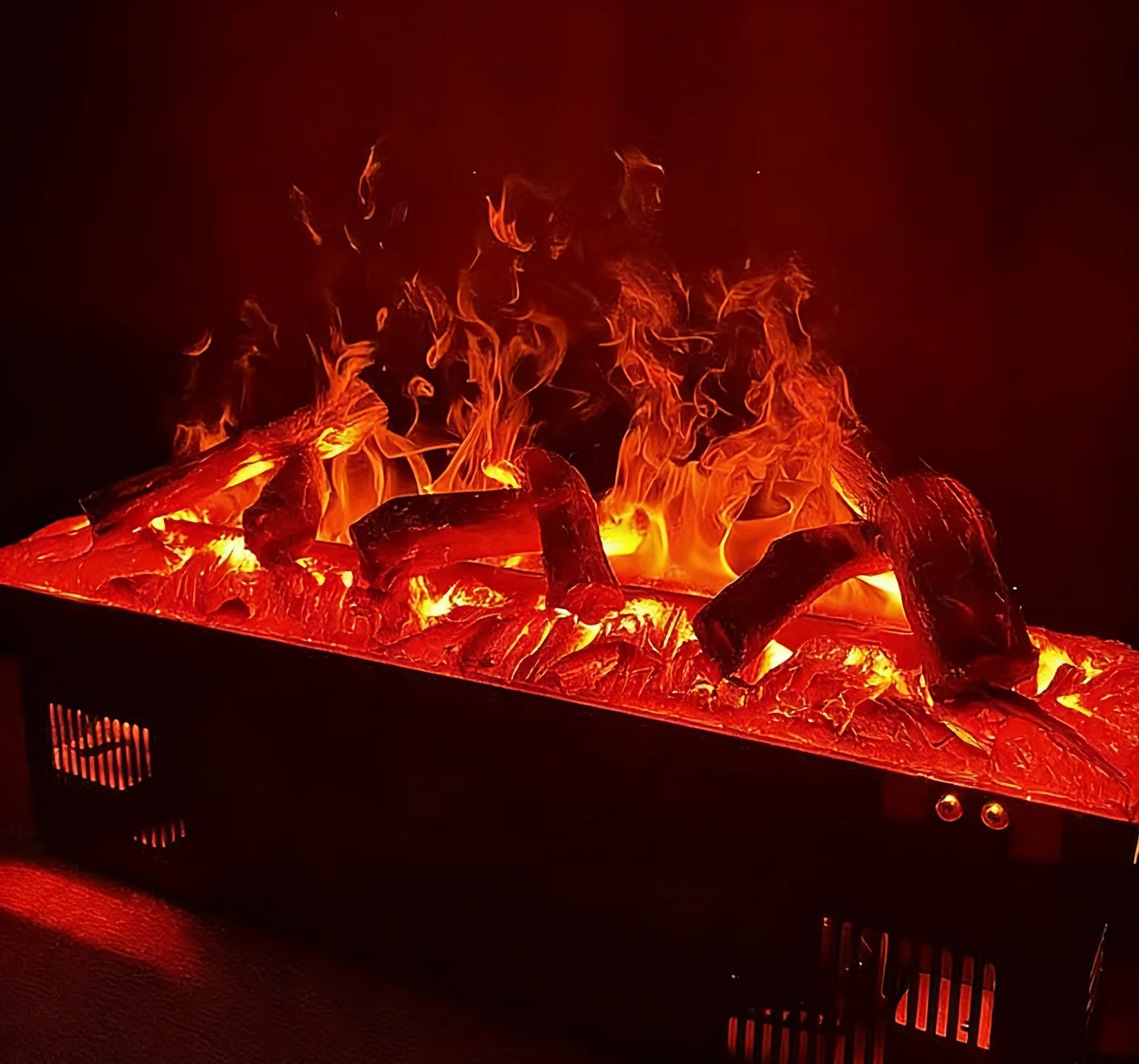 1m Inset/freestanding Whole Stainless 304 Electric vapor Fireplace with 3D Water Mist Design High-end RGB 7 Steam Colors