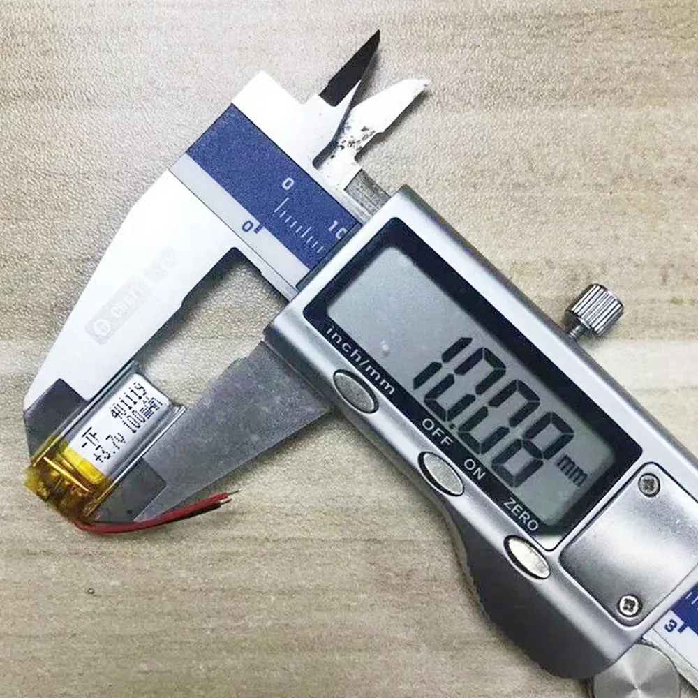 1-10 szt. Bateria litowo-polimerowa 3,7 V 401119 401020   100mAh do okularów Epson 3D, słuchawek Bluetooth, myszy bezprzewodowej, zabawek