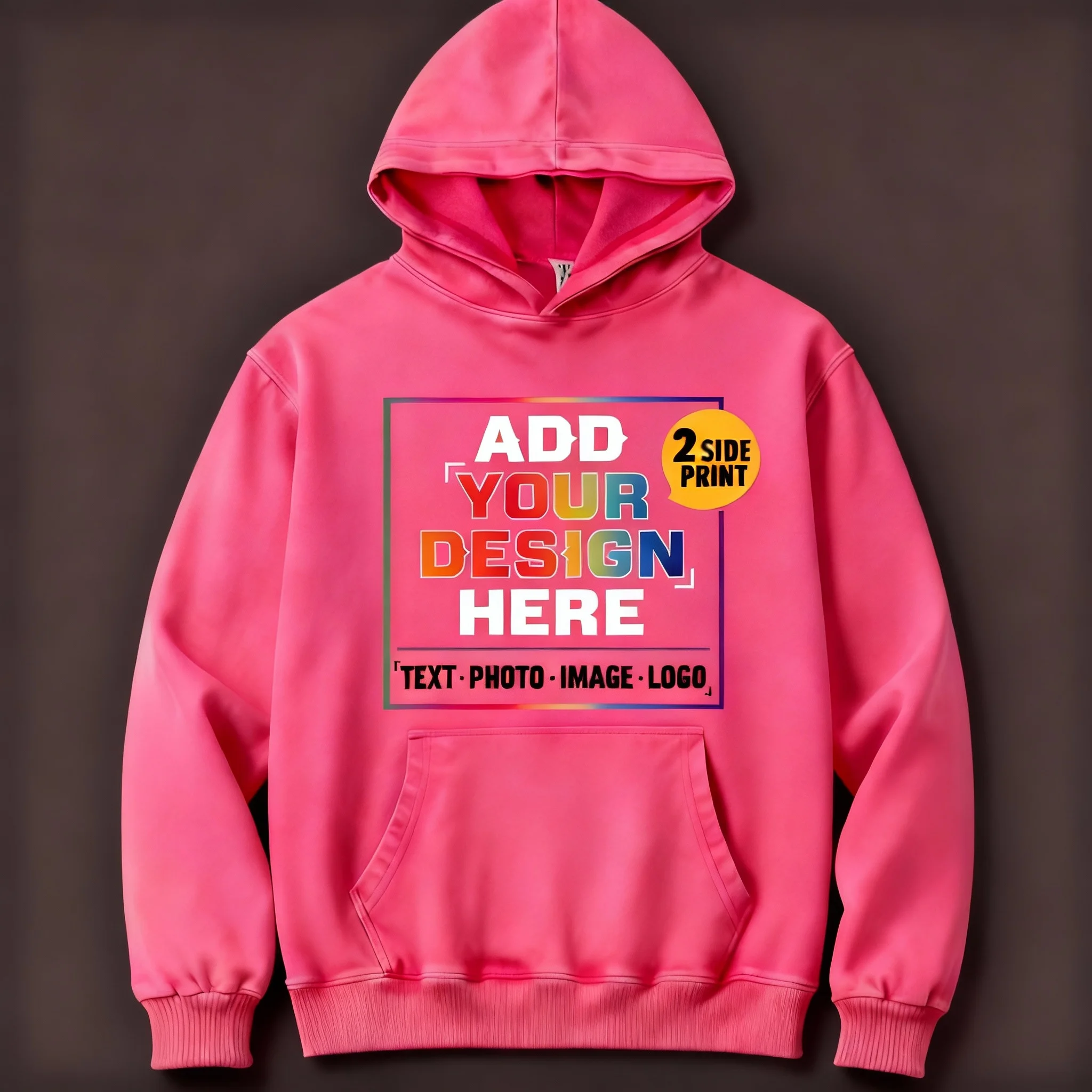 カスタムウォッシュドコットンフーディー、パーソナライズプリント、ユニセックスプレッピースタイルプルオーバー | ヴィンテージスウェットシャツ | ソフトタッチ / ルーズフィット | DIY