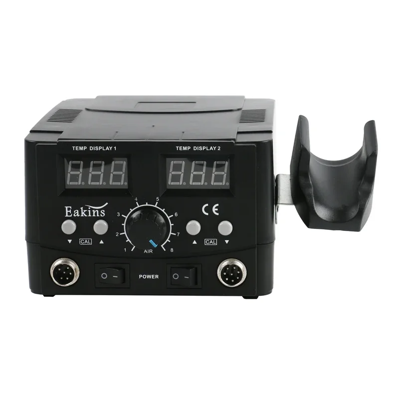 2 IN 1 8586D LED Soldering Station Hot Air Gun Rework Station Electric Soldering Iron Digital For Phone PCB IC SMD BGA Welding