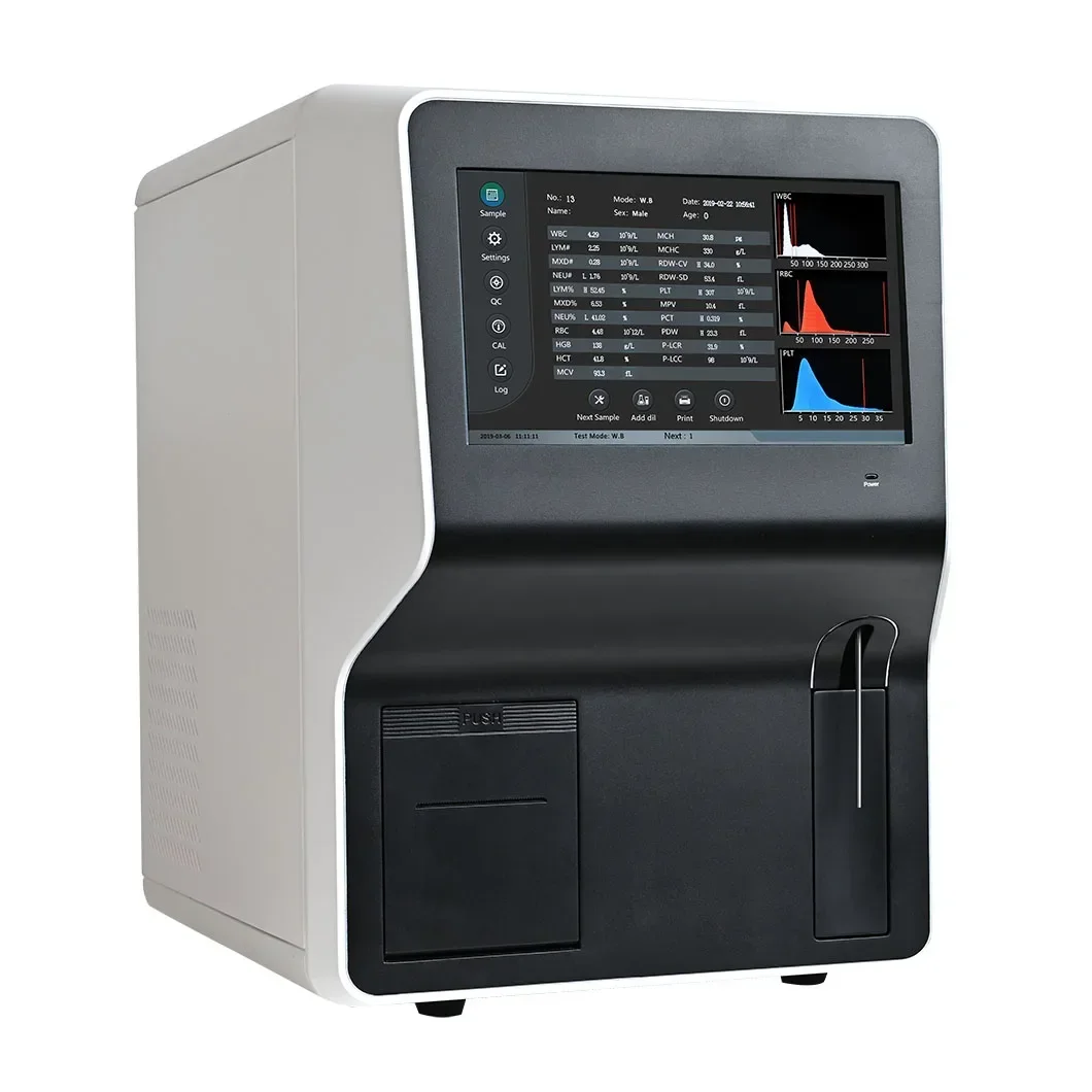 

HMA-3000 Laboratory Instrument Large LCD Touch Screen 3 Part Automatic Hematology Haematology Analyzer