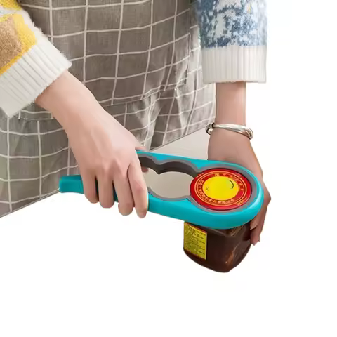 Jar Opener Easy Grip Wrench 4 in 1 Handy Save Strength Can Beer Bottle Cap Openers Lid Twist Off Tools Portable Kitchen Gadgets