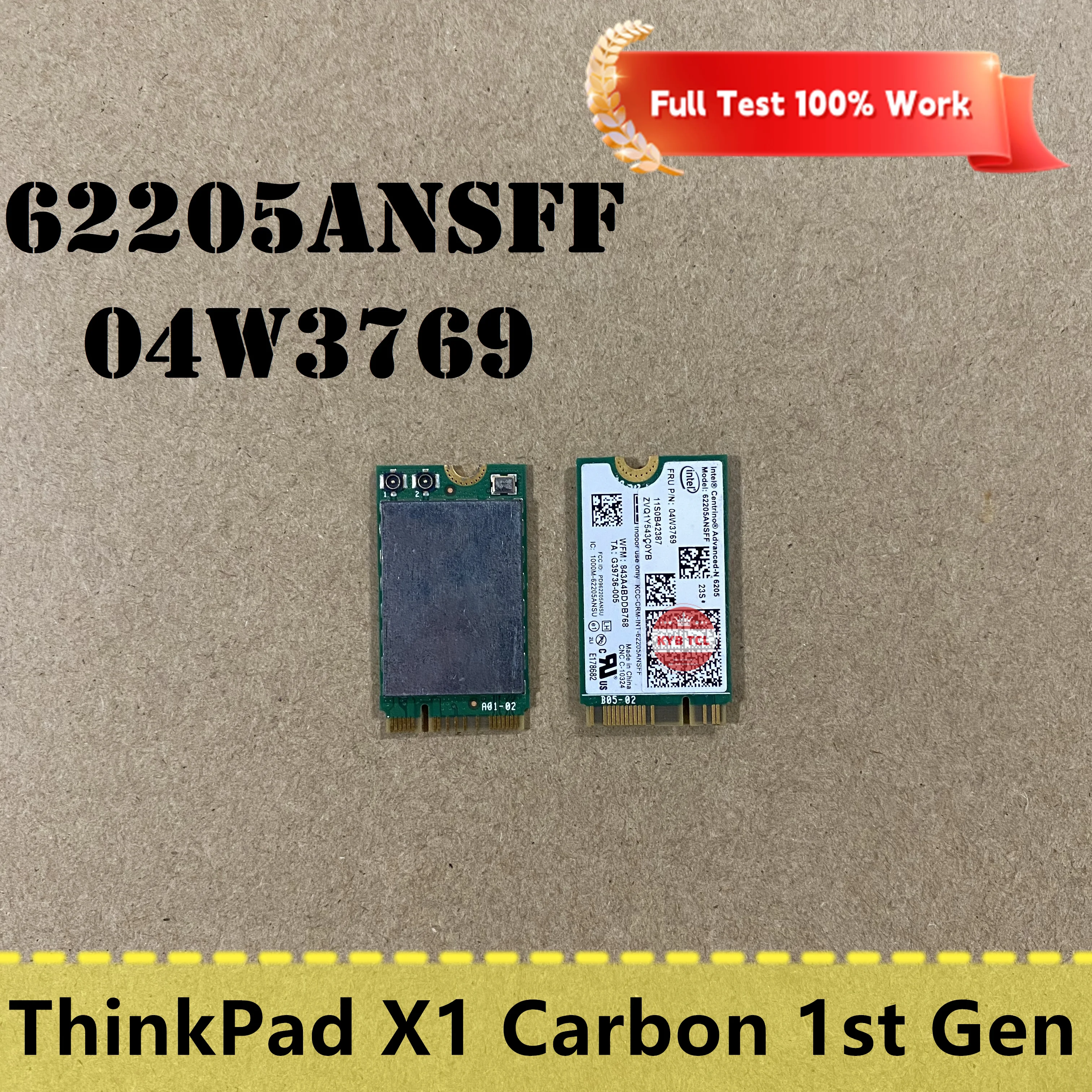 Laptop Intel Centrino Advanced WIFI Card 62205ANSFF N6205 62205AN 04W3769 For Lenovo ThinkPad X1 Carbon 1st Gen