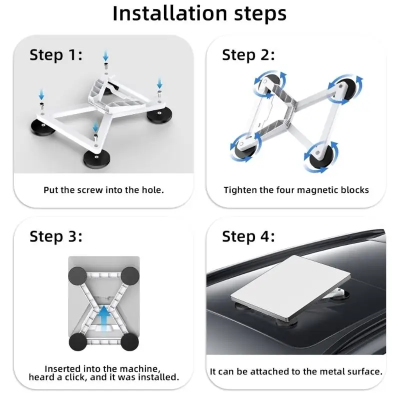 R53C roof mount for mini device with open frame holder use