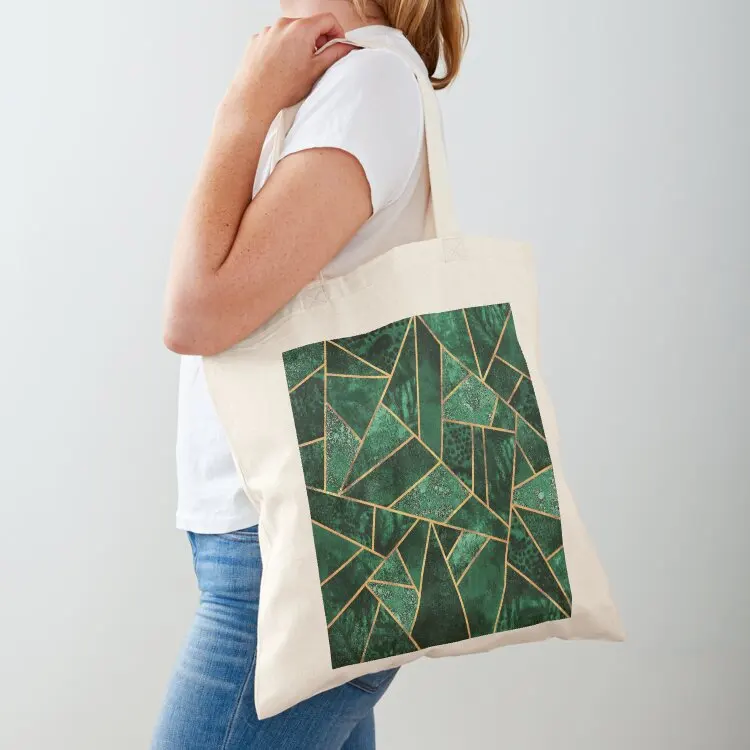 

Deep Emerald Tote Bag canvas bags shoping bag Custom bag Canvas stote