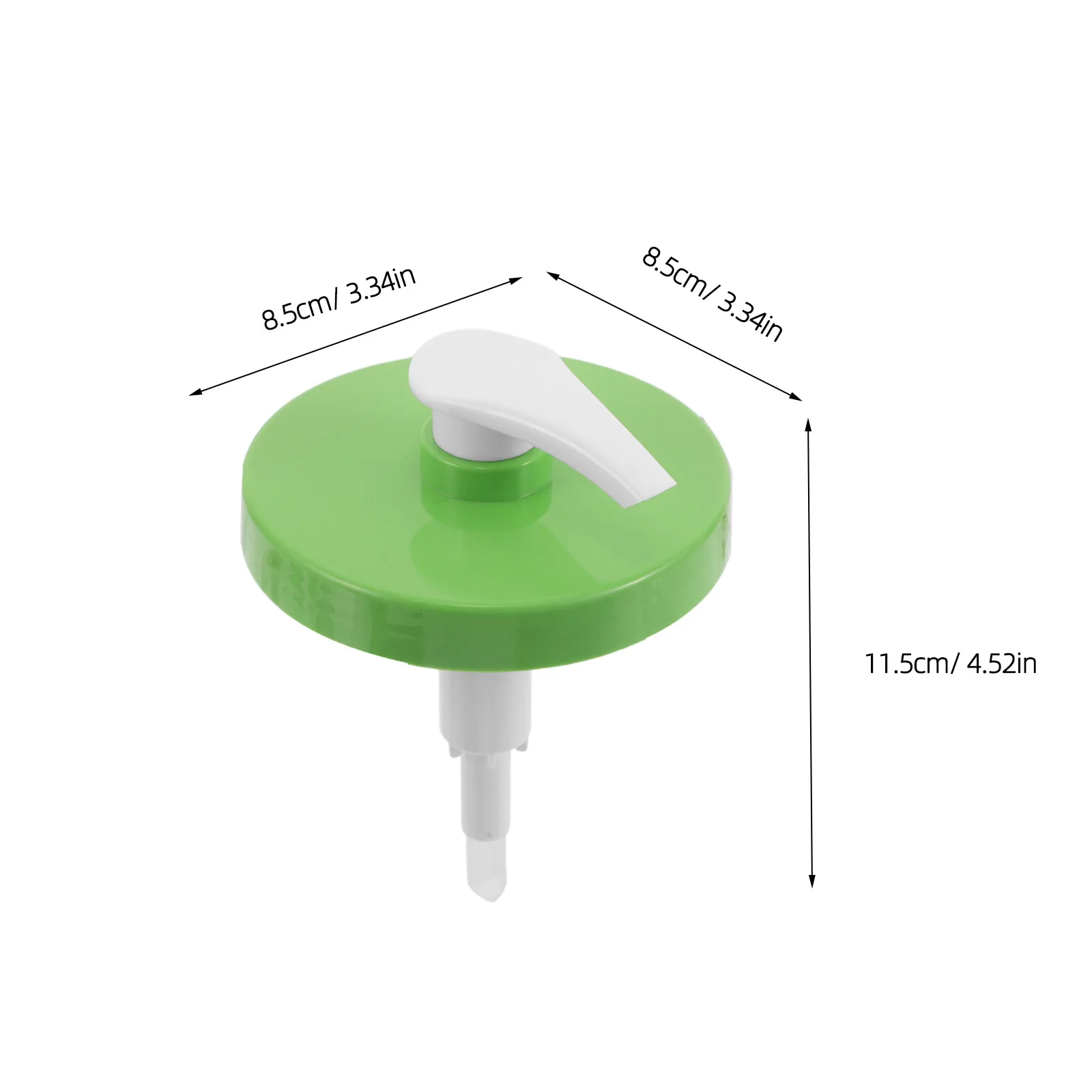 3Pcs Plastic Lotion Pump Body Wash Dispenser Press Head Threaded Bottle Pump Replacement Leakproof for Skincare Moisturizer Hand