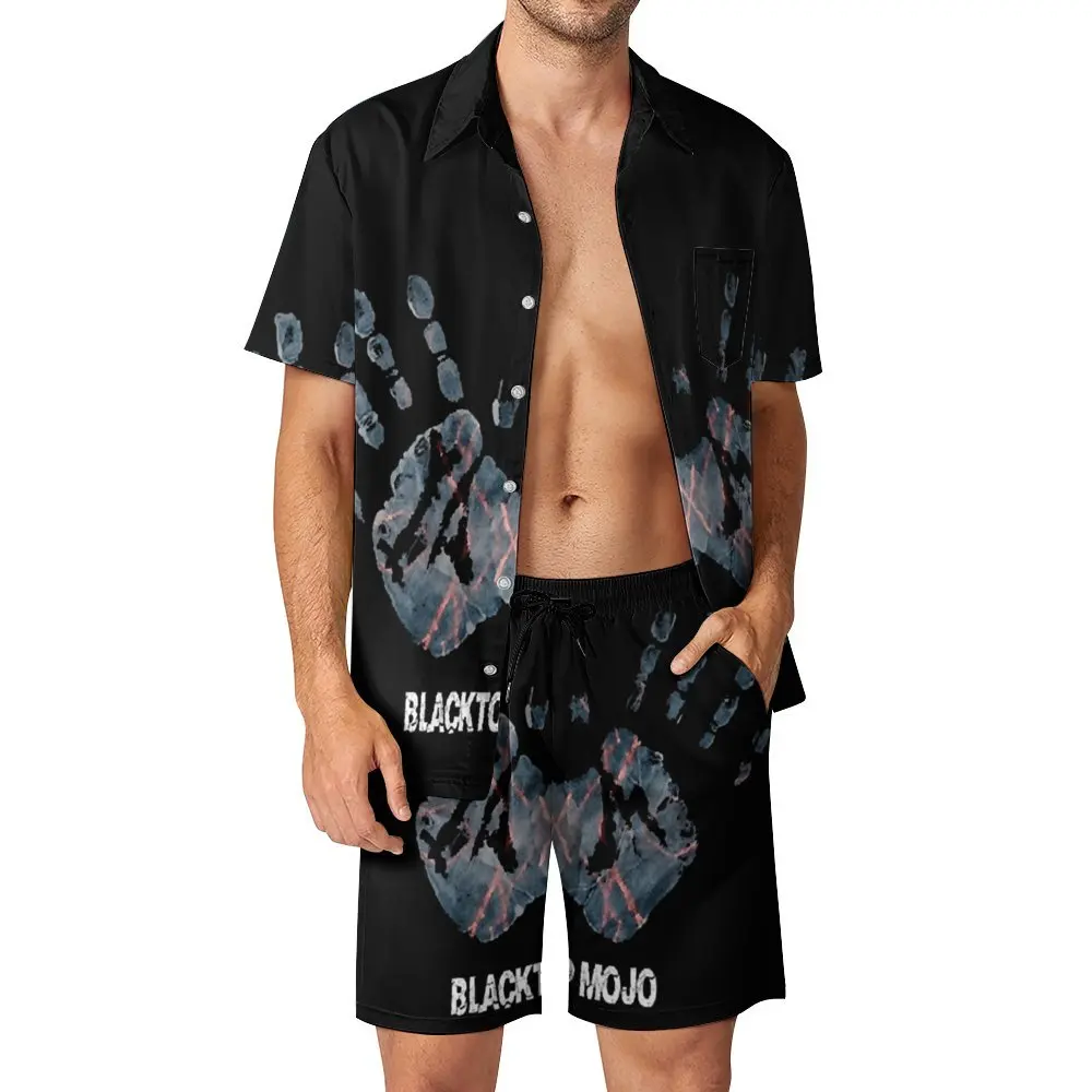 Men's Beach Suit Blacktop Mojo Graphic Vintage Essential for 2 Pieces Coordinates High Quality  Going Out Hot Sale