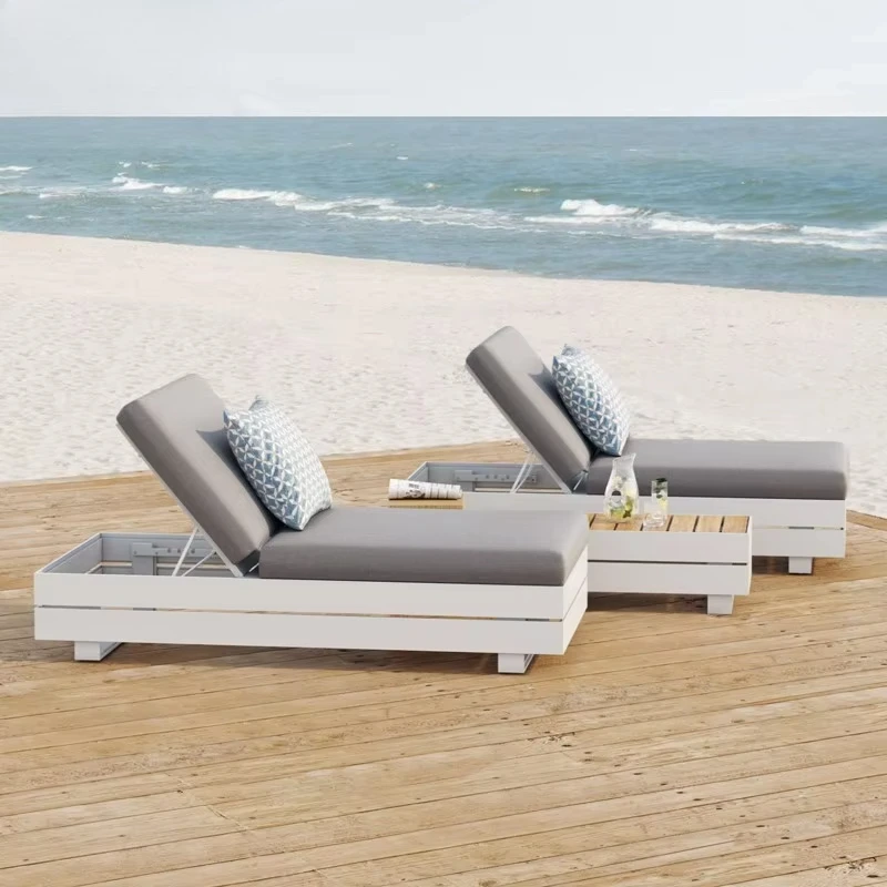 xx-Modern Outdoor Sunbed Relaxation Sunroom for Courtyard Garden Open-Air Swimming Pool Beachside-for Beachside Usage^