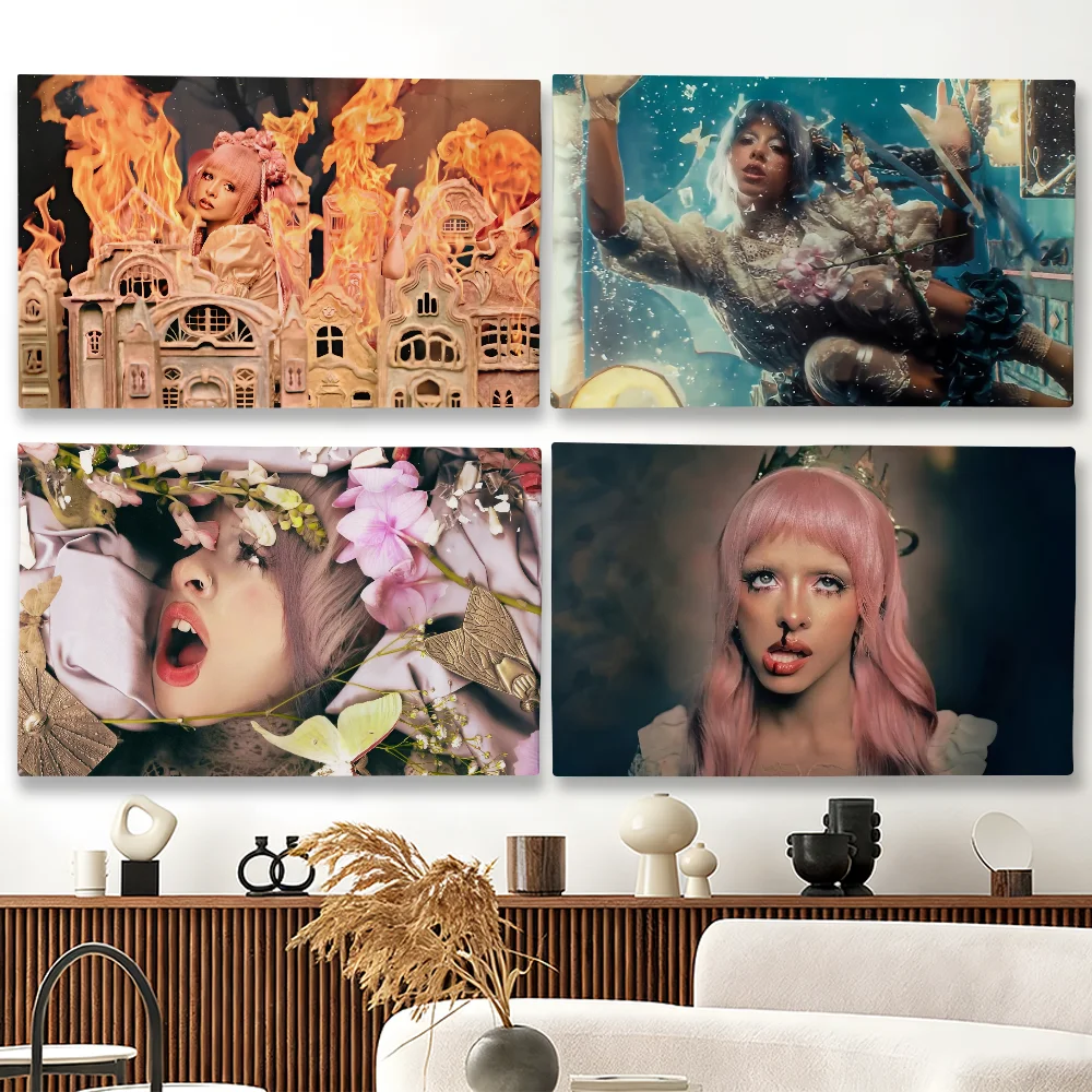 Bandera de la cantante Melanie Martinez Hades, adecuada para fiestas, clubes, decoración de paredes interiores y exteriores, regalo para fanáticos