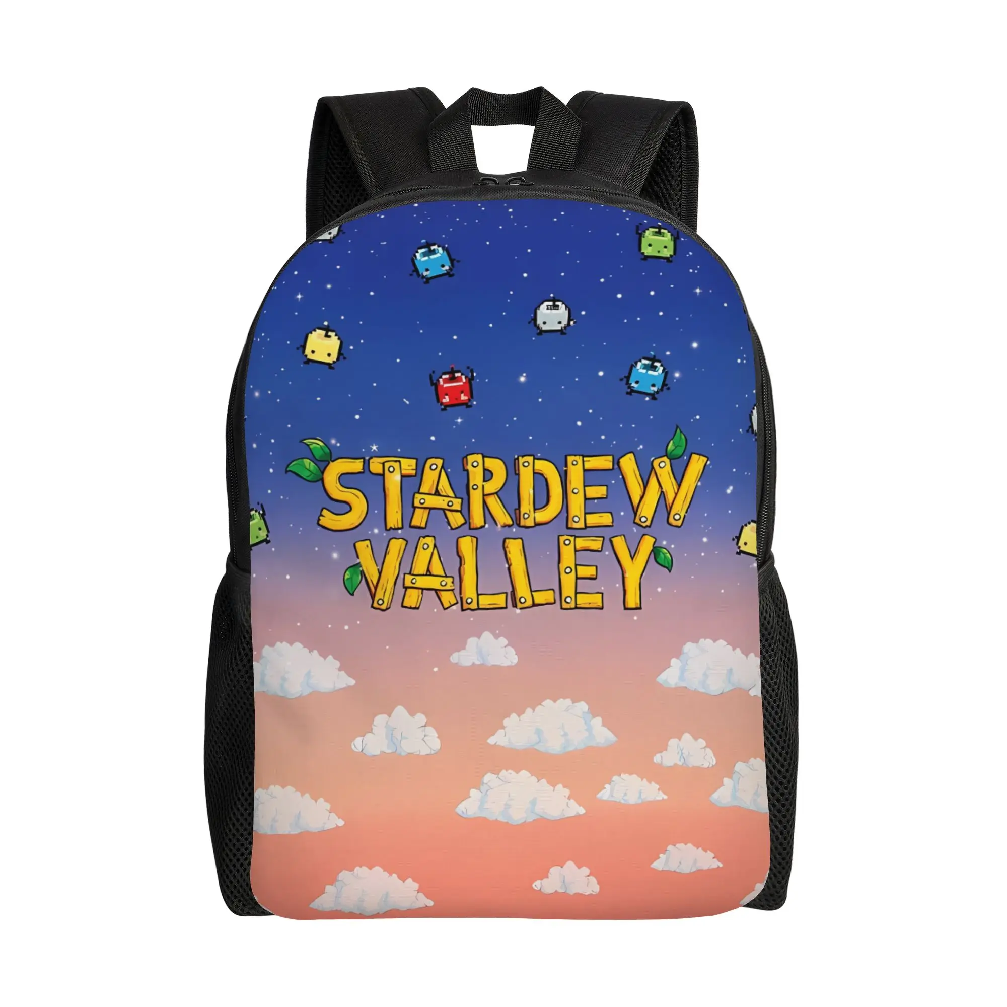 

Junimos Cute Pixel For Cosy Gamers stardew valley Backpack Men Fashionable mochila Large Capacity Laptop Bag Back To School
