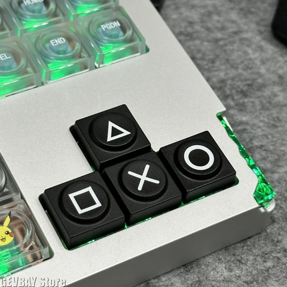 

4 клавиши/набор, колпачки для клавиш из ПБТ в стиле PSP, OEM, высота, сублимированные легенды, направленные стрелки, вспомогательные клавиши, аксессуар для клавиатуры