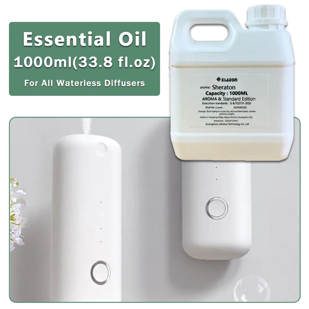 ESAEON Supplement Essential Oil For Aroma Diffusers, For Waterless Aromatherapy Machines, Gardenia Sheraton -1000ML (33.8 fl.oz)