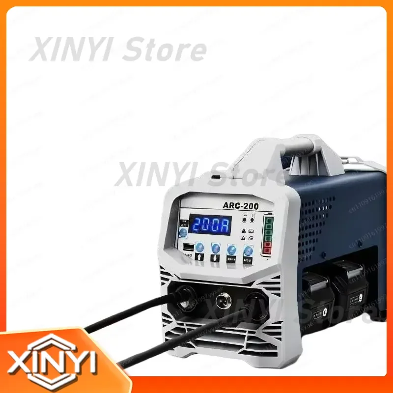 Rechargeable DC MIG Welding Machine Lithium Battery Powered Portable Mini Dual Use Gasless Welder For Outdoor Repair Work